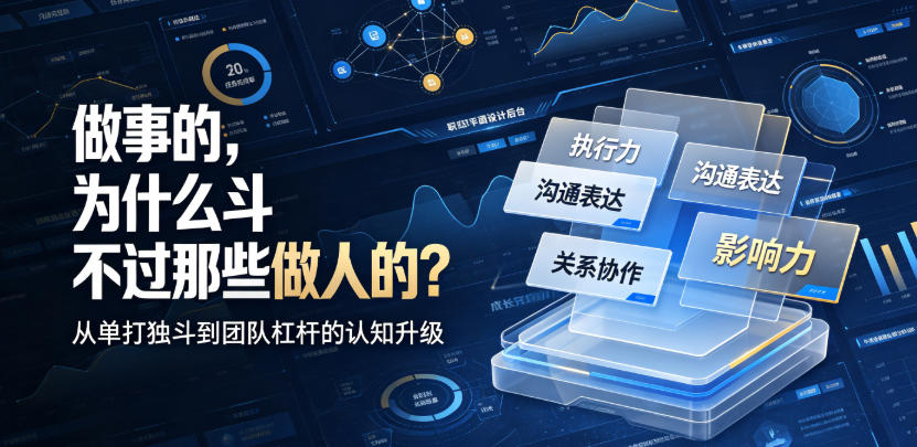 付费文章：做事的，为什么斗不过那些做人的？-我爱项目网