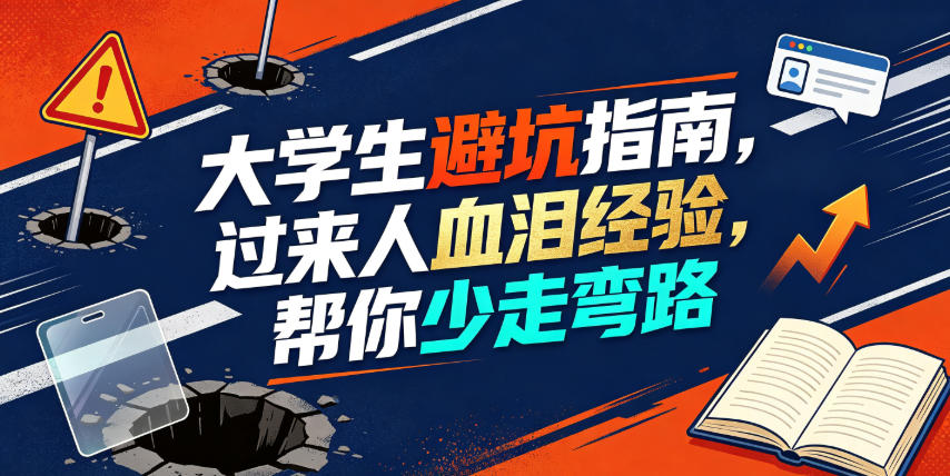 某公众号付费文章:大学生避坑指南,过来人血泪经验,帮你少走弯路-我爱项目网