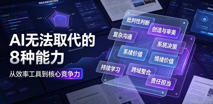 付费文章：AI无法取代的8种能力-我爱项目网
