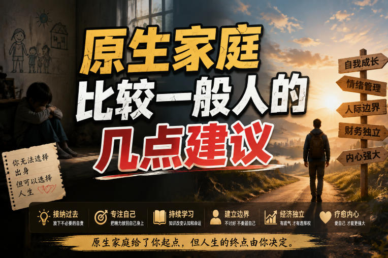 付费文章：给原生家庭比较一般人的几点建议-我爱项目网