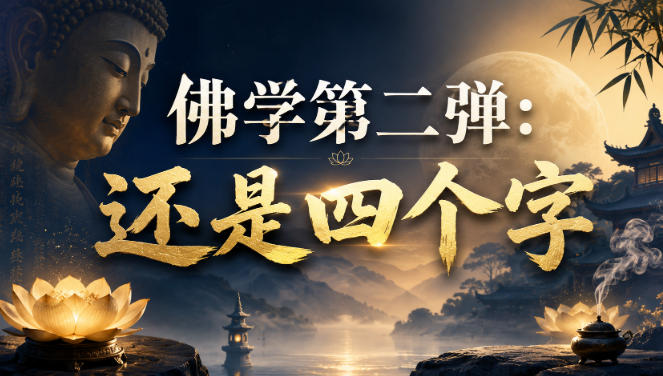 付费文章：佛学第二弹：还是四个字-我爱项目网