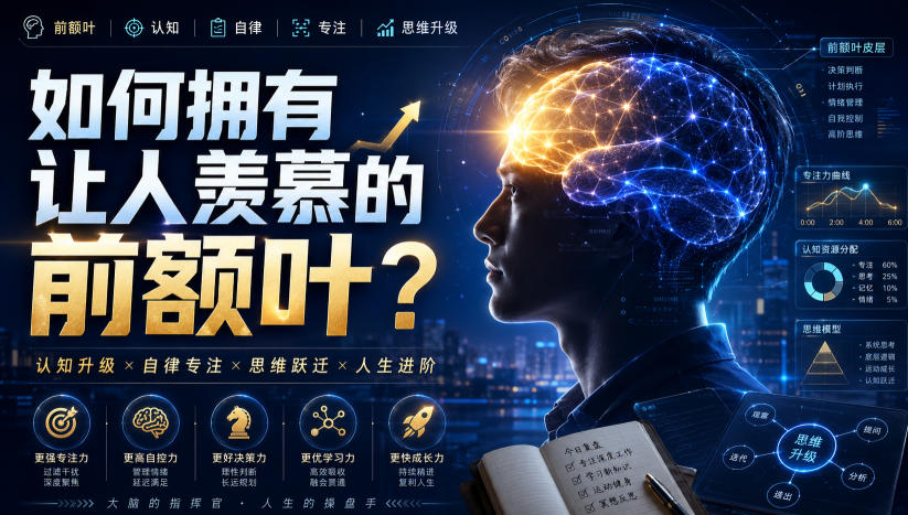 付费文：如何拥有让人羡慕的前额叶？-我爱项目网