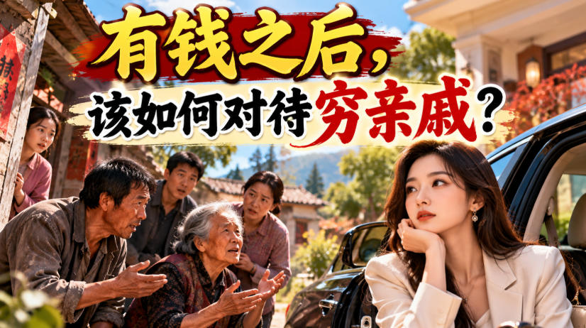 某公众号付费文章：有钱之后，该如何对待穷亲戚？-我爱项目网