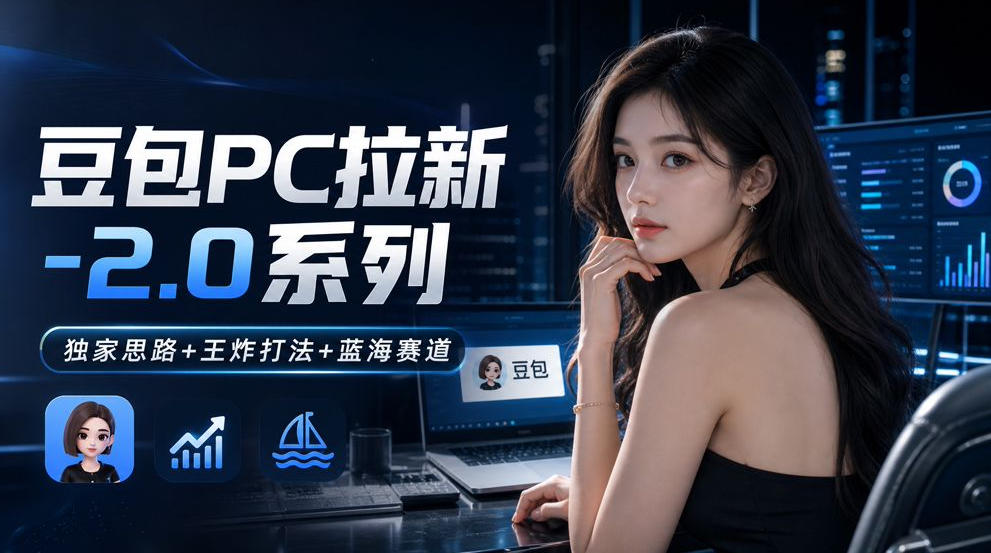 豆包PC拉新2.0系列-独家思路+王炸打法+蓝海赛道-我爱项目网