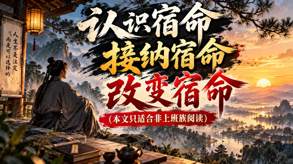 某公众号付费文章：认识宿命，接纳宿命，改变宿命（本文只适合非上班族阅读）-我爱项目网