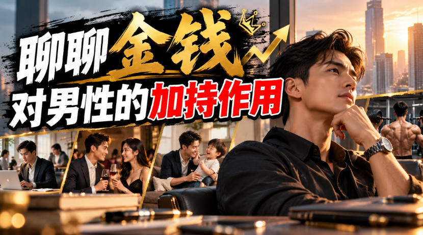 某公众号付费文章：聊聊金钱对男性的加持作用-我爱项目网