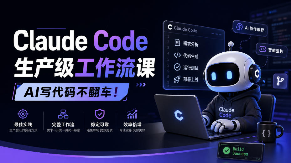 Claude Code生产级工作流课，AI写代码不翻车！【原创双语字幕】-我爱项目网