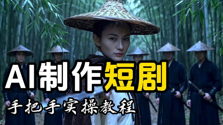 【保姆级手把手教程】AI短剧制作完整流程教学，从小白零基础到成片大神-我爱项目网