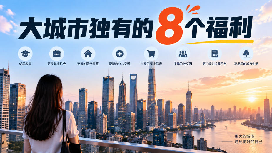 某公众号付费文章：大城市独有的8个福利-我爱项目网