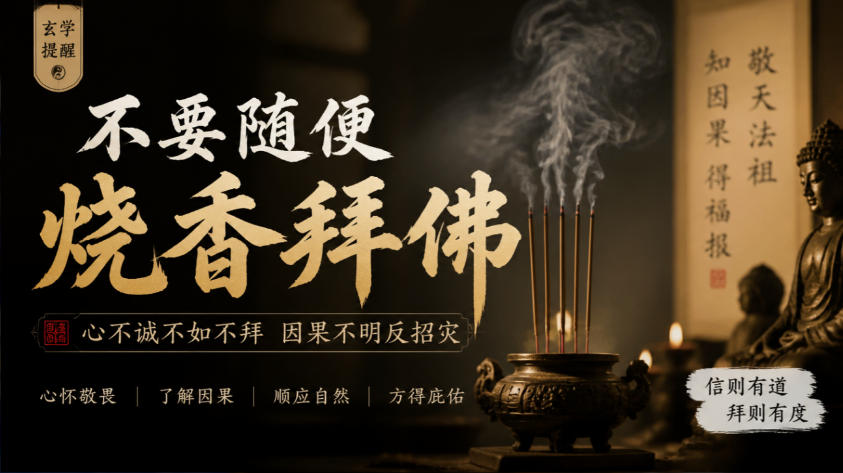 某公众号付费文章：玄学提醒：不要随便烧香拜佛-我爱项目网
