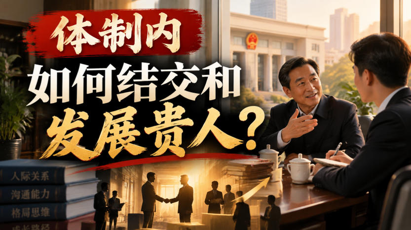 某公众号付费文章：体制内，如何结交和发展贵人?-我爱项目网