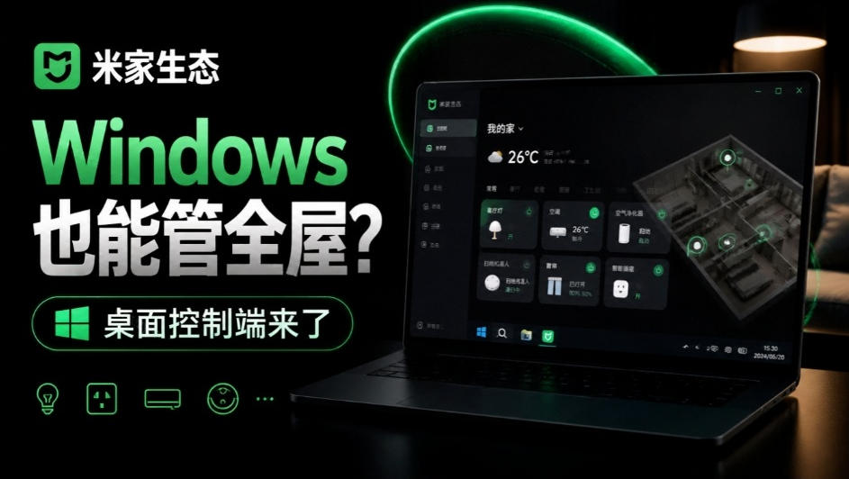 Windows电脑也能管全屋？这下真省心，米家生态桌面控制端来了，Github最新开源，MiHome-Windows-我爱项目网