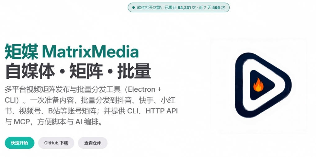 图片[2]-一条视频要发七八个平台，这太麻烦了？自媒体矩阵账户批量发布工具来了！开源且免费MatrixMedia-我爱项目网