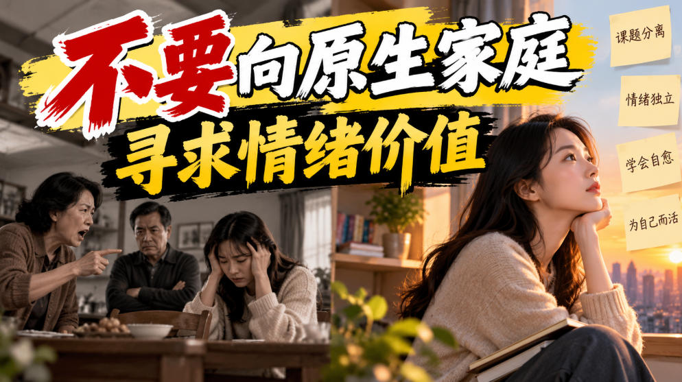 某公众号付费文章:不要向原生家庭寻求情绪价值-我爱项目网