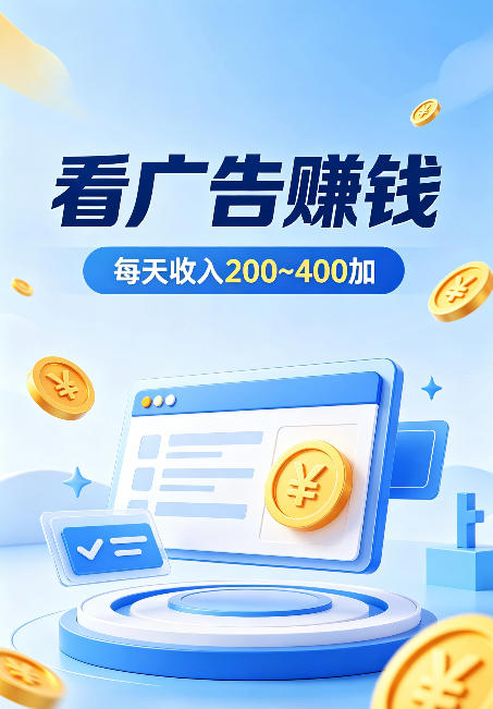 普通人翻身副业，ai自动浏览广告计划，零经验上手，日入300-400+，稳定增收，风口红利【揭秘】-我爱项目网