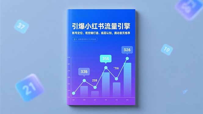 （16744期）引爆小红书流量引擎，账号定位、视觉锤打造、底层认知，撬动首页推荐-我爱项目网