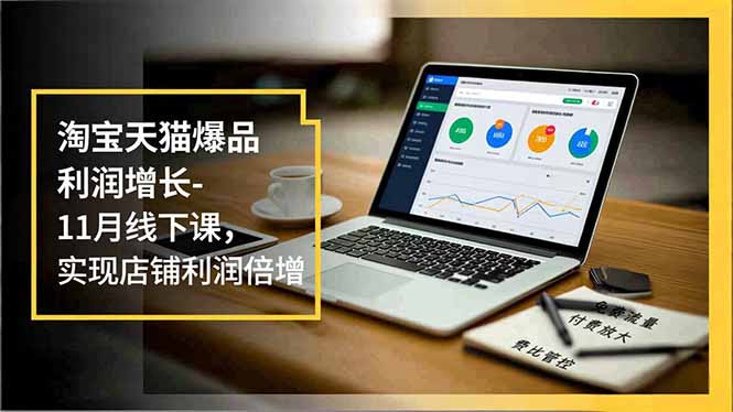 （16824期）淘宝天猫爆品利润增长-11月线下课，免费流量、付费放大、费比管控，实现店铺利润倍增-我爱项目网