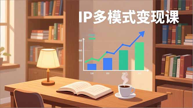 （17014期）IP多模式变现课，广告分成、种草激励、Live图带货，开拓多元收入，副业稳定月入过万-我爱项目网