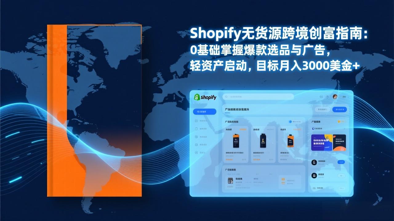 （17238期）Shopify爆款打法实战：从选品到广告投放，复制爆款模型，驱动独立站月销售额破万刀-我爱项目网