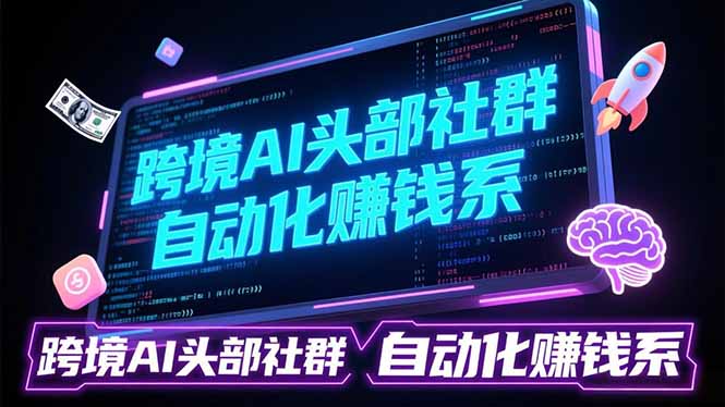 （17255期）跨境AI头部社群前沿精选：聚焦可落地的AI实战经验，快速构建你的自动化赚钱系-我爱项目网