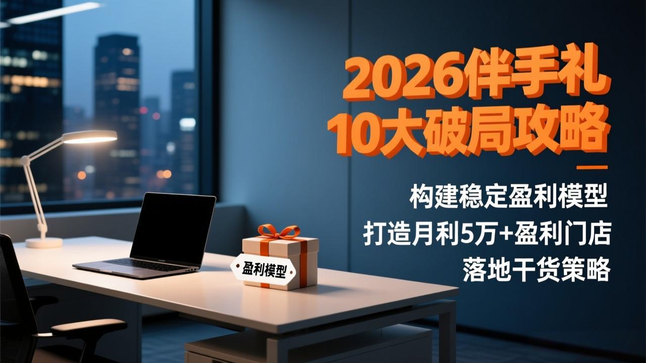 （17191期）2026伴手礼10大破局攻略：构建稳定盈利模型，打造月利5万+盈利门店，落地干货策略-我爱项目网