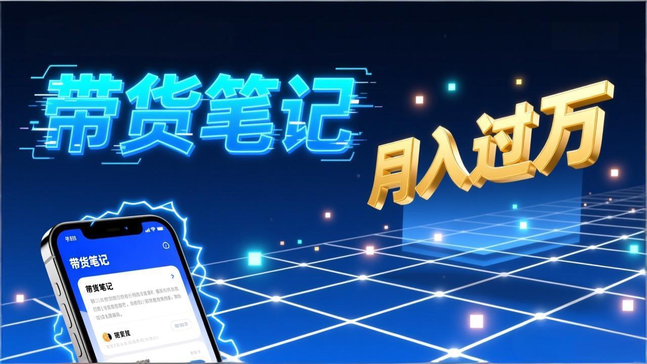 （17229期）小红书爆款笔记带货实战：拆解封面标题正文全要素，手把手教你单篇笔记带货月入过万-我爱项目网