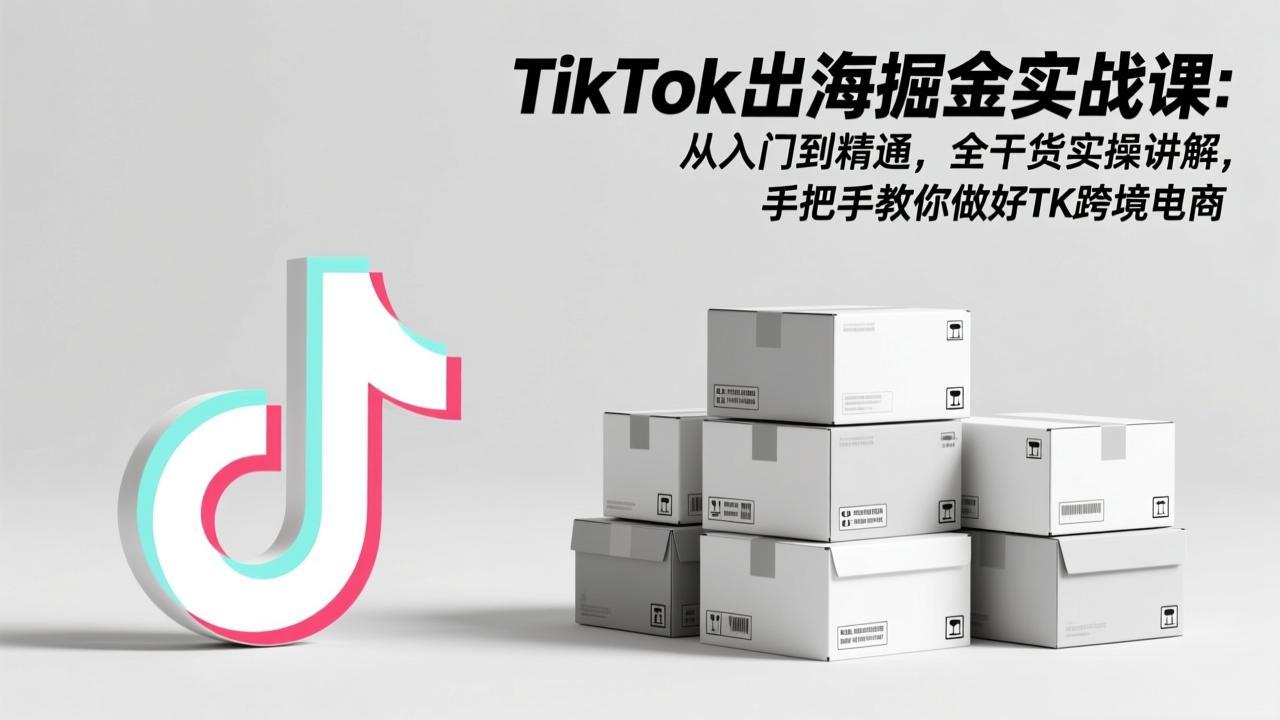 （17368期）TikTok出海掘金实战课：从入门到精通，全干货实操讲解，手把手教你做好TK跨境电商-我爱项目网