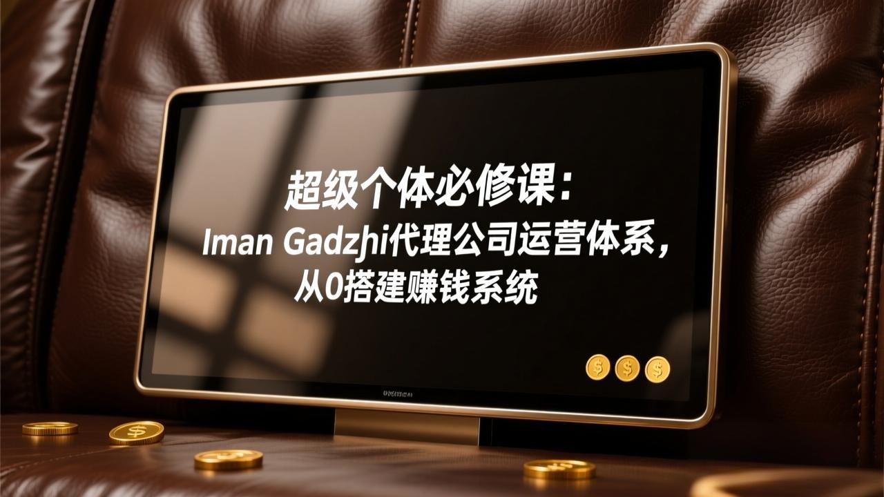 （17525期）超级个体必修课：Iman Gadzhi代理公司运营体系，从0搭建赚钱系统-我爱项目网