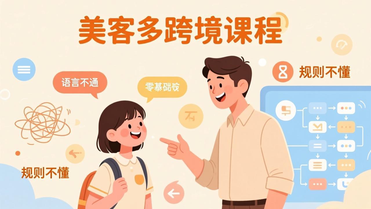 （17503期）怕语言不通、怕不懂规则？零基础小白也能做的美客多跨境课，手把手带你美客多开店稳赚-我爱项目网