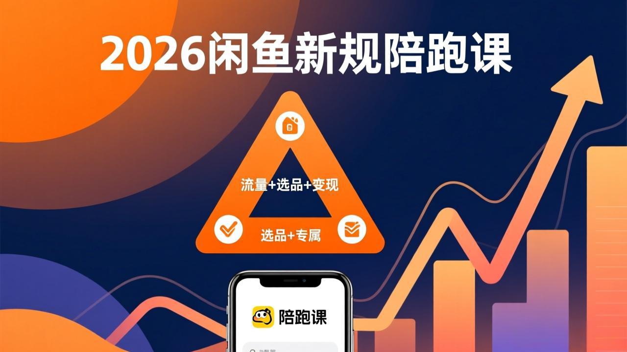 （17483期）2026闲鱼高阶陪跑课全新上线，带你吃透新规玩转选品流量，从零搭建稳定变现盈利体系-我爱项目网