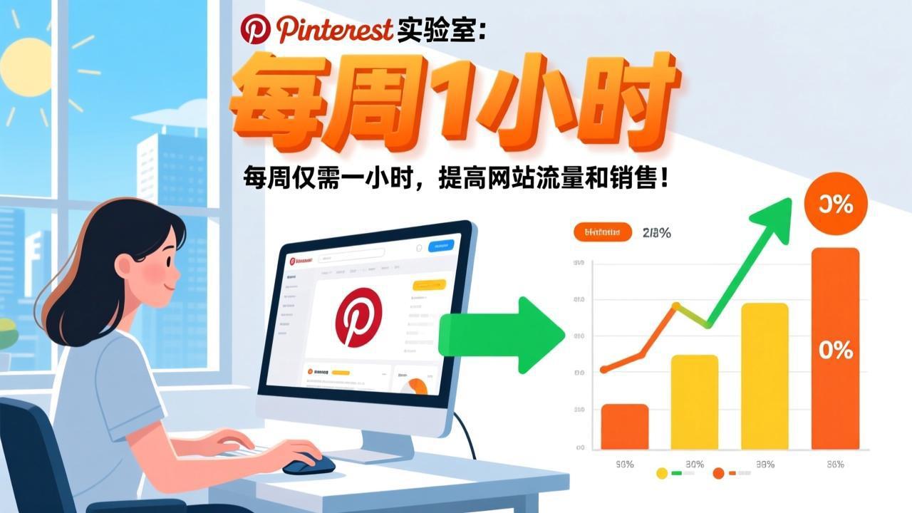 （17505期）Pinterest实验室：每周仅需一小时，提高网站流量和销售！-我爱项目网