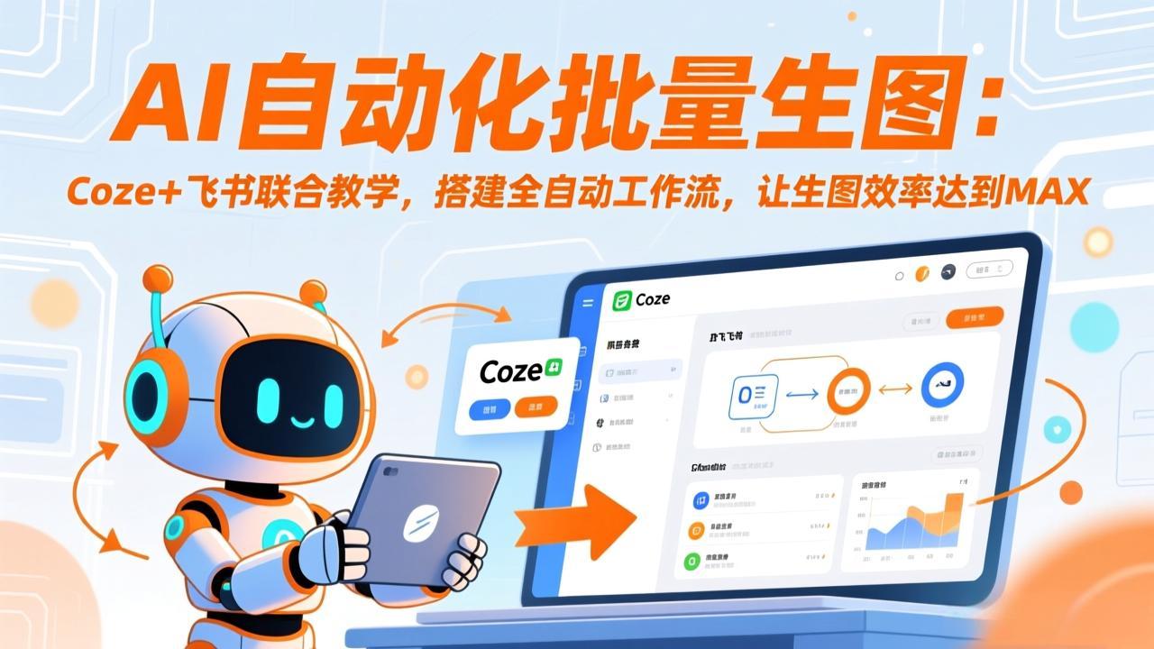 （17575期）AI自动化批量生图：Coze+飞书联合教学，搭建全自动工作流，让生图效率达到MAX-我爱项目网