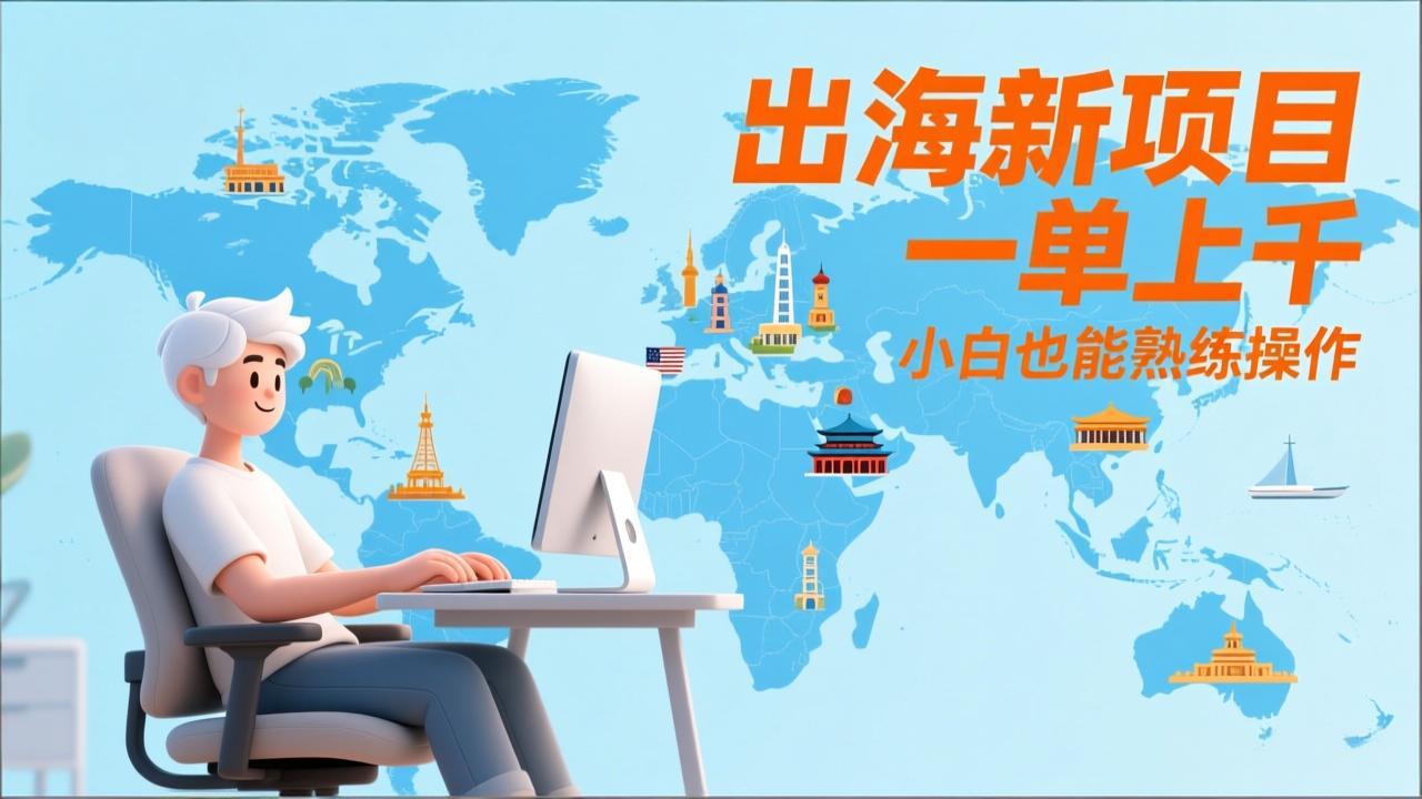 （17534期）出海新项目，一单上千，小白也能熟练操作-我爱项目网