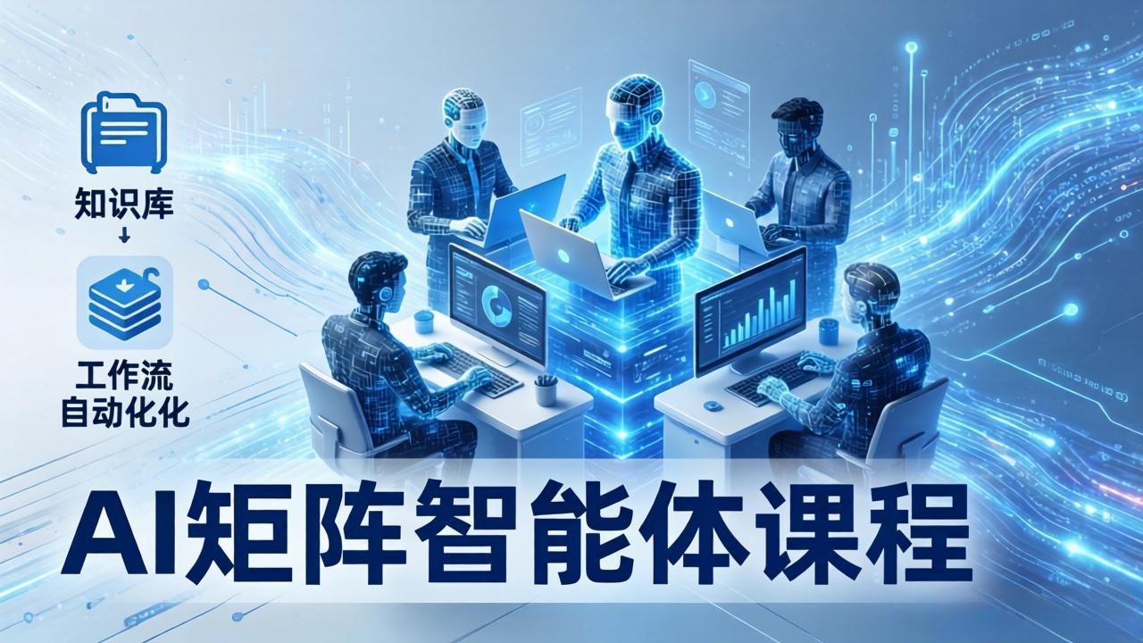 （17759期）AI矩阵智能体实战：100个数字员工批量生产内容，文本知识库+工作流自动化全搞定-我爱项目网