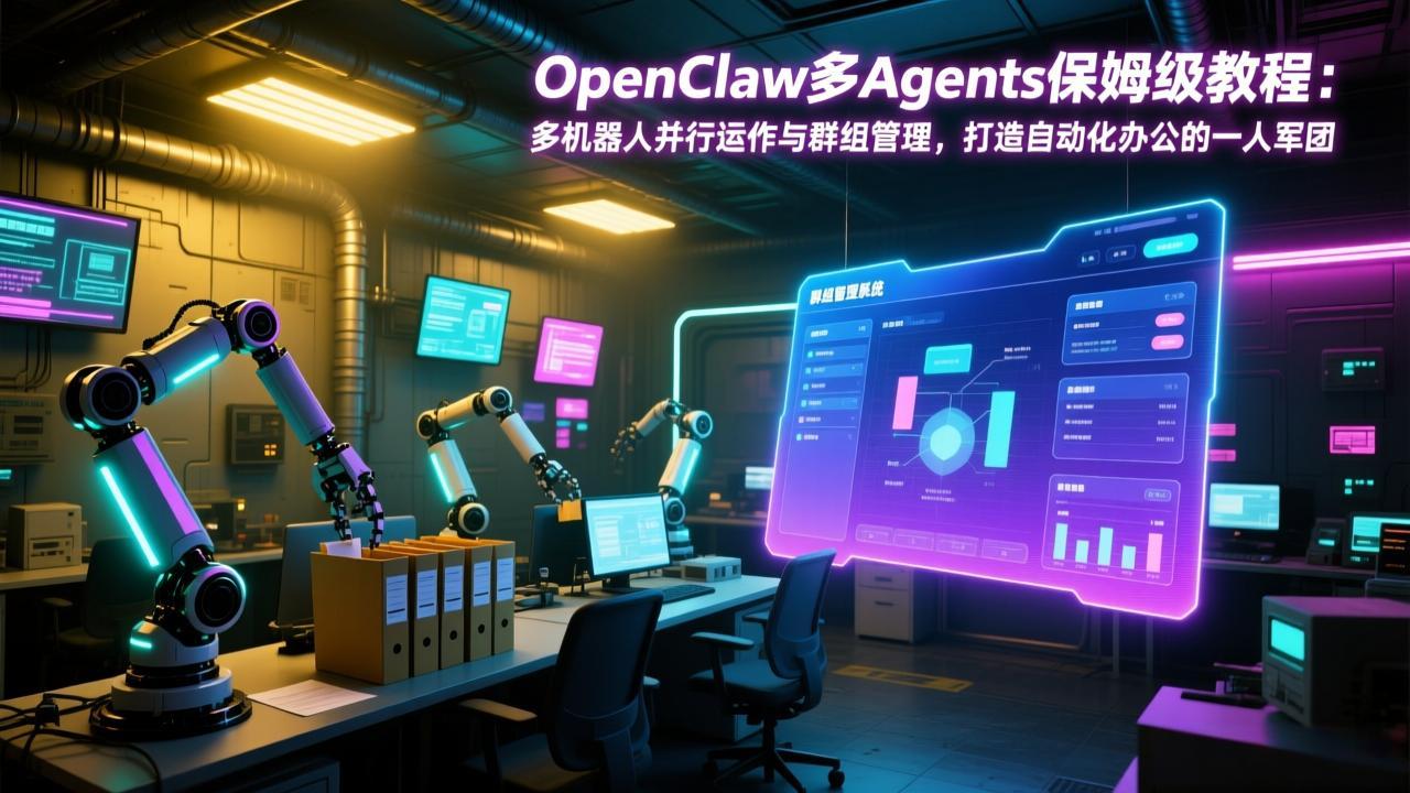 （17563期）OpenClaw多Agents保姆级教程：多机器人并行运作与群组管理，打造自动化办公的一人军团-我爱项目网