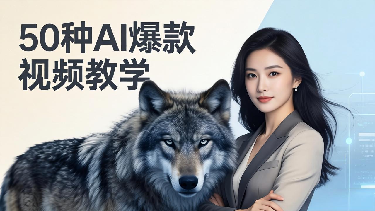 （17815期）50种AI爆款视频教学：影视级古诗词+治愈萌宠+山海经蛟龙，高阶宝典商业落地-我爱项目网
