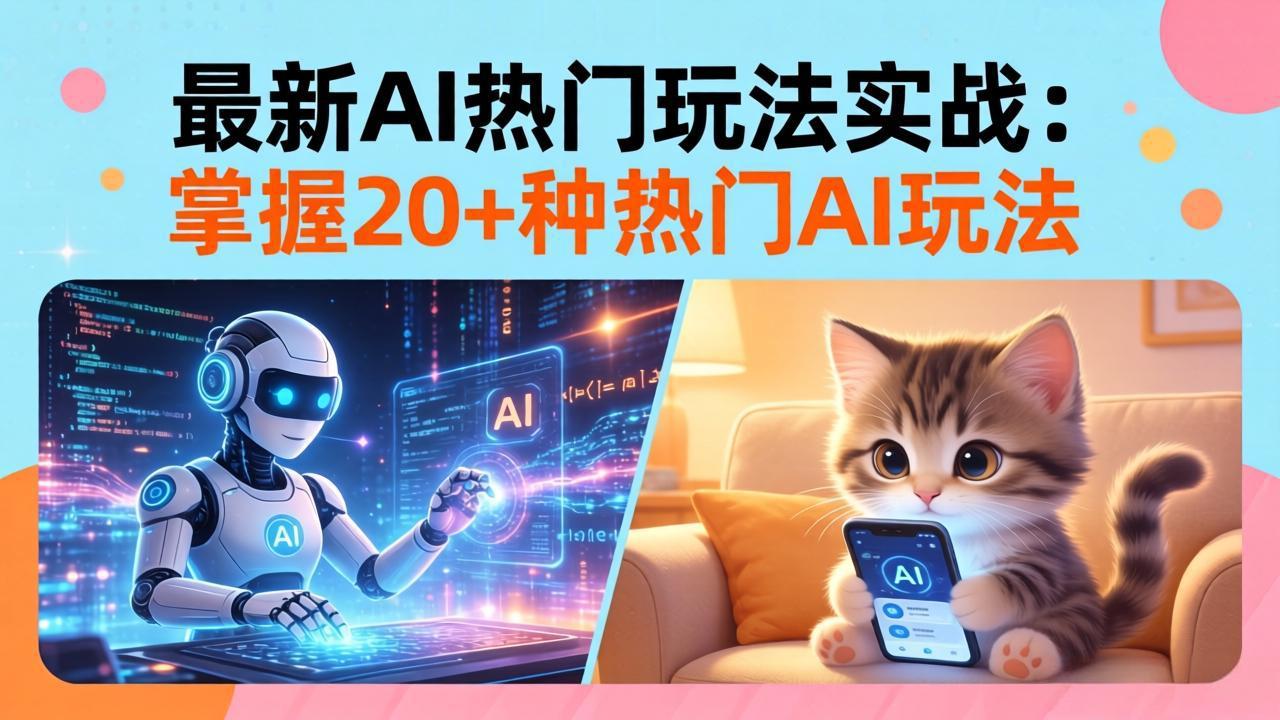 （17816期）20招AI热门玩法实战：影视级出塞+阐教金仙+山海经变幻/等等，解锁百万流量密码-我爱项目网