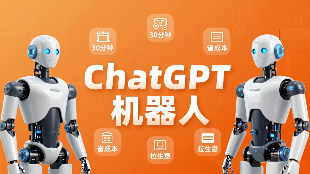 （17982期）智能机器人定制速成课：技术小白30分钟做出ChatGPT机器人，省时间砍成本还能拉生意-我爱项目网