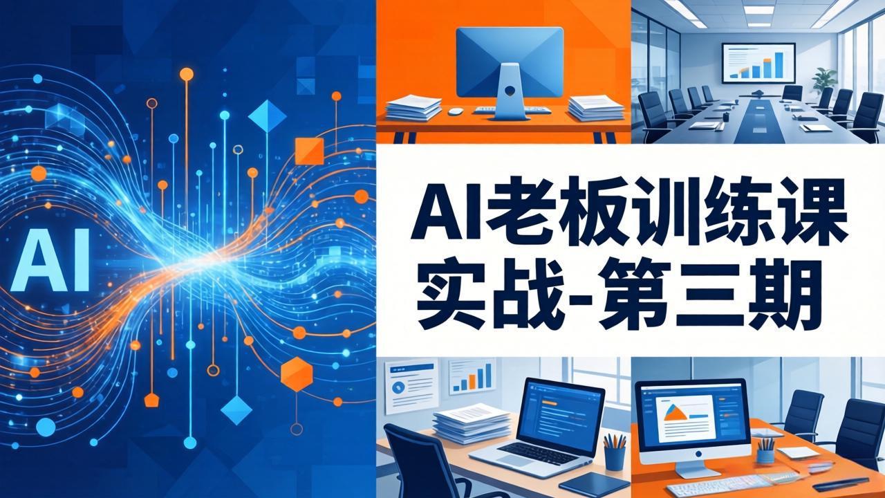 （18025期） AI老板训练课实战-第三期：AI+内容应用落地教学，从0到1打通AI变现完整路径-我爱项目网