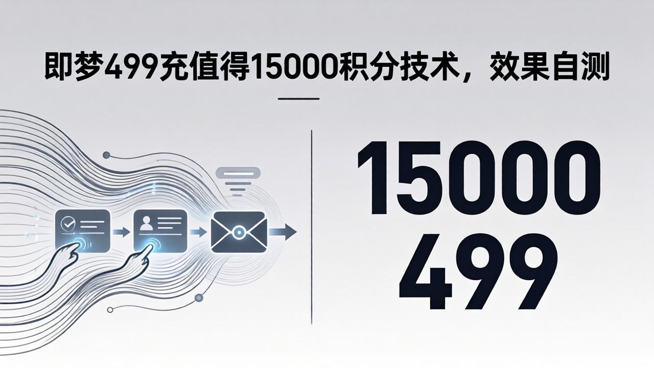 （18093期）即梦499充值得15000积分技术，效果自测-我爱项目网