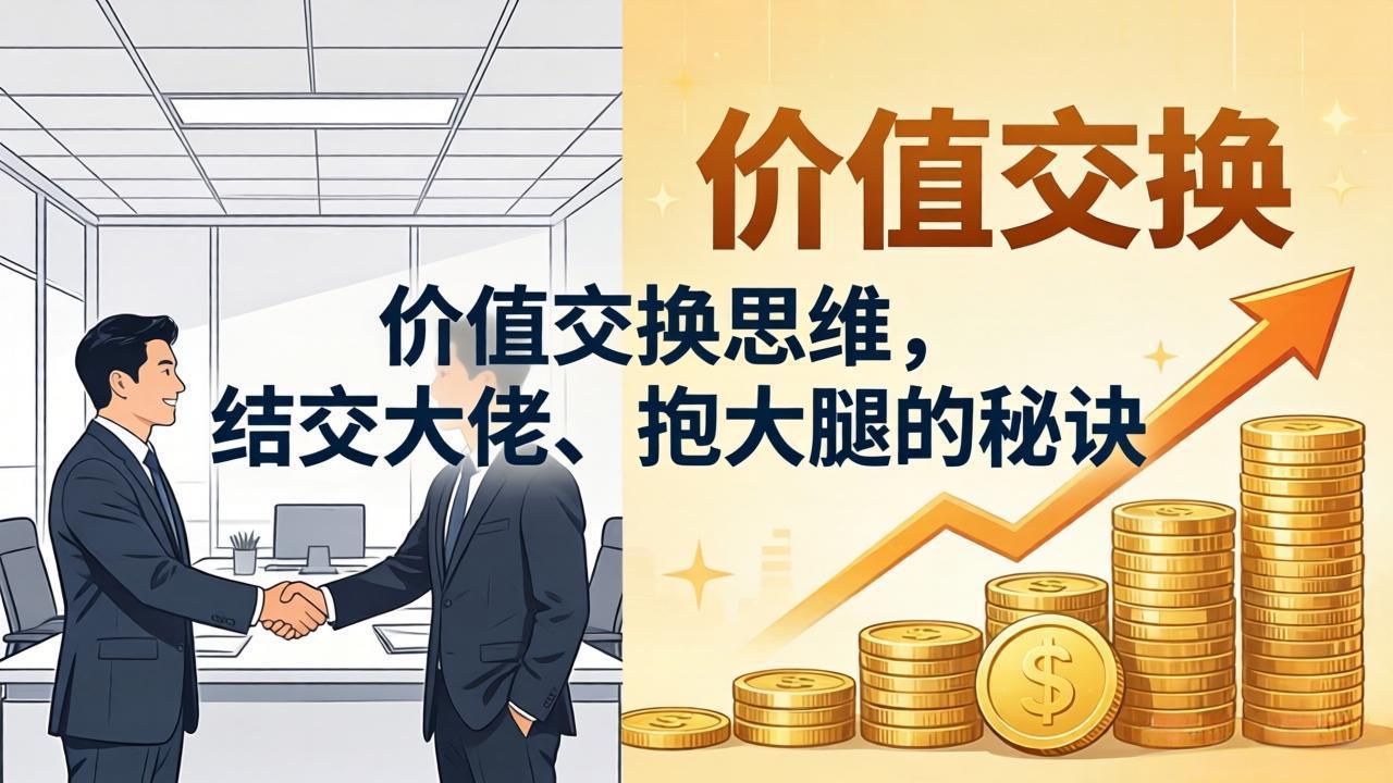 （18258期）某付费文章：价值交换思维，结交大佬、抱大腿的秘诀-我爱项目网