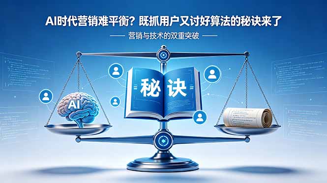 （18600期）AI时代营销难平衡？既抓用户又讨好算法的秘诀来了【原创双语字幕】-我爱项目网