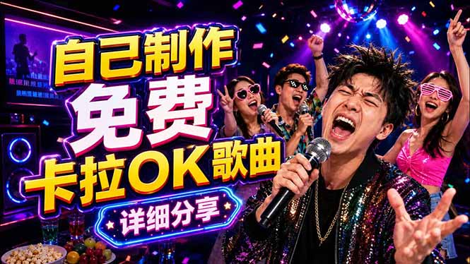 （18610期）免费卡拉OK歌曲制作全攻略：音轨分离字幕制作，零基础快速做出专业K歌视频-我爱项目网