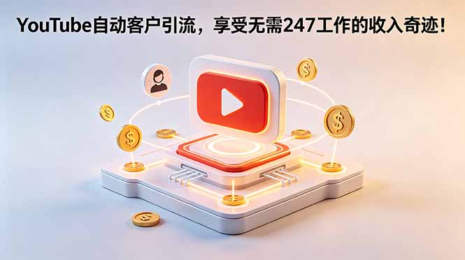 (18658期)YouTube 自动客户引流,享受无需 247 工作的收入奇迹!【原创双语字幕】-我爱项目网