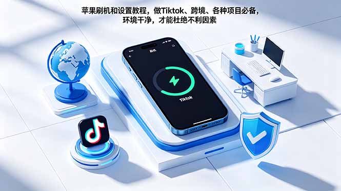 （18558期）苹果刷机和设置教程，做Tiktok、跨境、各种项目必备，环境干净，才能杜绝不利因素-我爱项目网