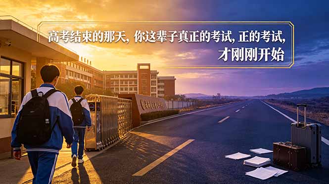 (18968期)付费文章:高考结束的那天,你这辈子真正的考试,才刚刚开始-我爱项目网