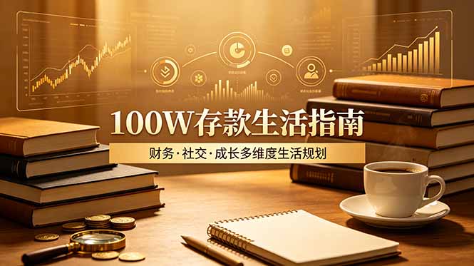 (19121期)付费文章:100W存款生活指南,如何从财务、社交、成长等维度规划自己的生活-我爱项目网