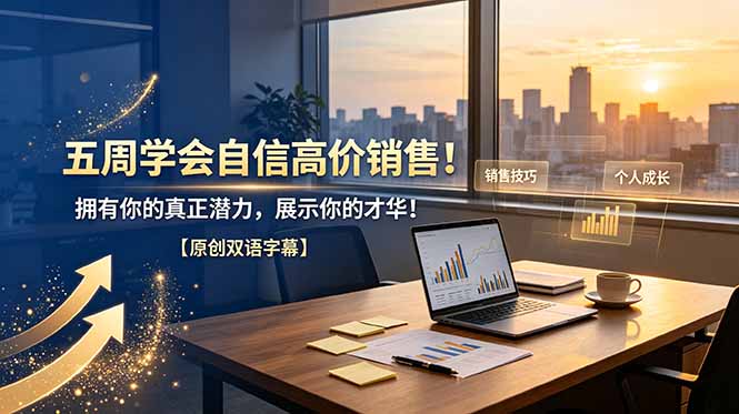 （19071期）五周学会自信高价销售！拥有你的真正潜力，展示你的才华！【原创双语字幕】-我爱项目网
