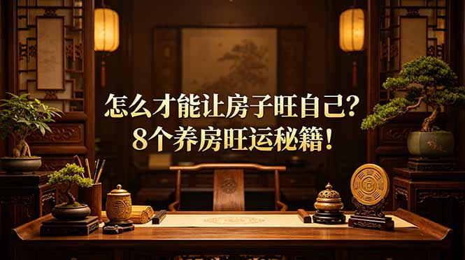 （19023期）付费文章：怎么才能让房子旺自己？8个养房旺运秘籍！-我爱项目网