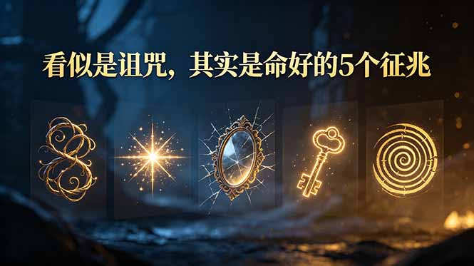 （19089期）付费文章：看似是诅咒，其实是命好的5个征兆-我爱项目网